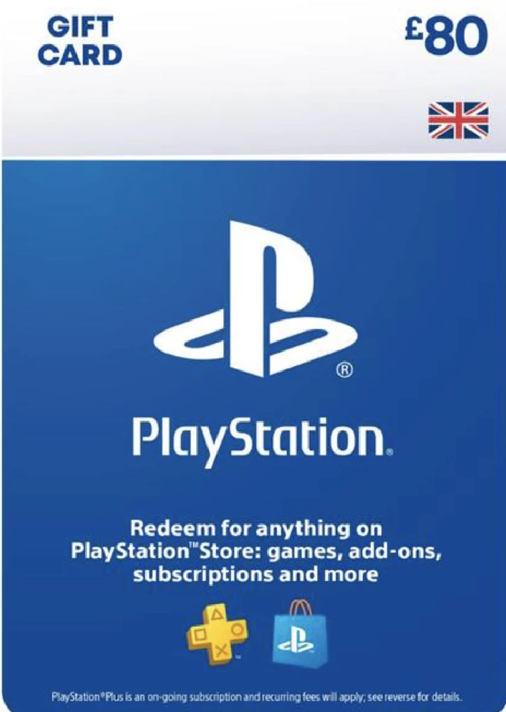 ✅Playstation Network PSN✅ Gift Card 80 GBP - UK Fast