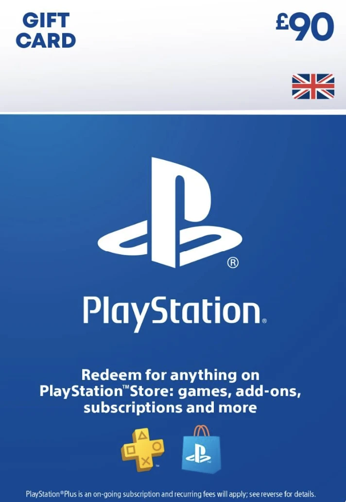 ✅Playstation Network PSN✅ Gift Card 90 GBP - UK Fast