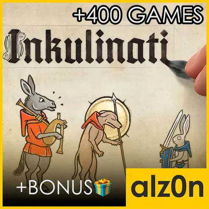 ・Inkulinati + 450 игр + ПОДАРОК・ПК・GAME PASS