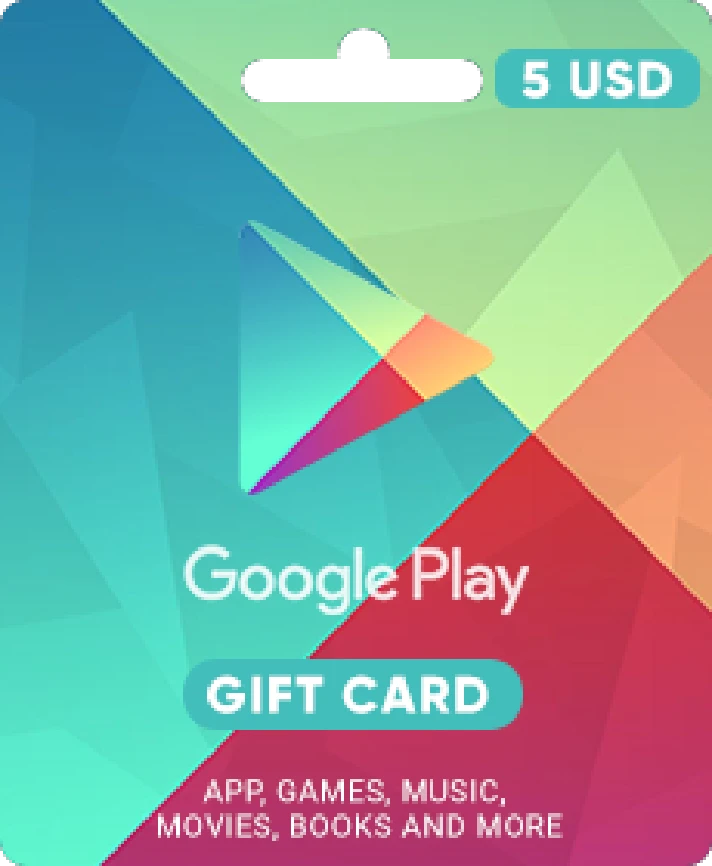 ✅Google Play ✅Gift Card 5 $ USD (USA🇺🇸)Instant