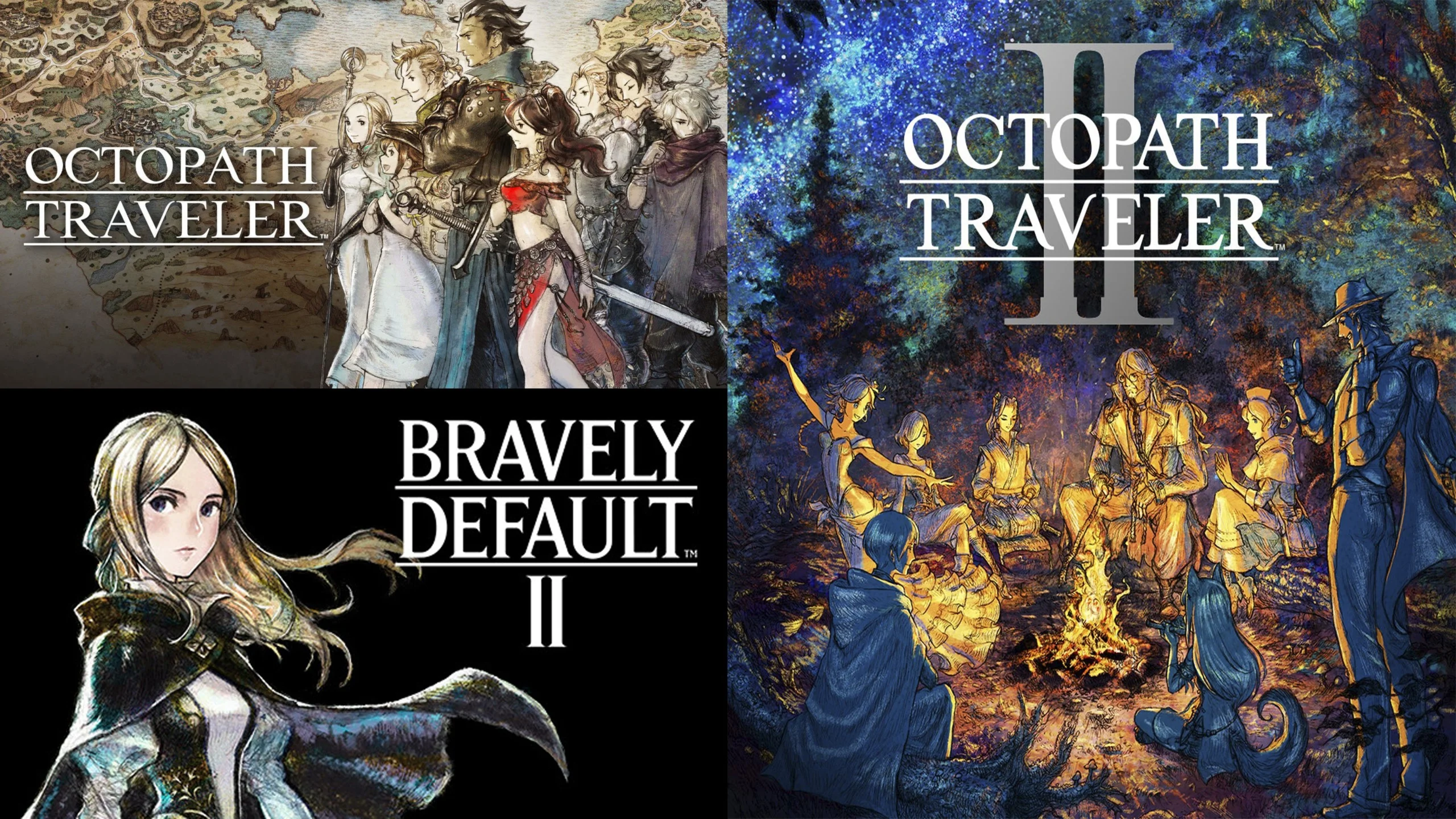OCTOPATH TRAVELER I + II + Bravely Default II (STEAM)