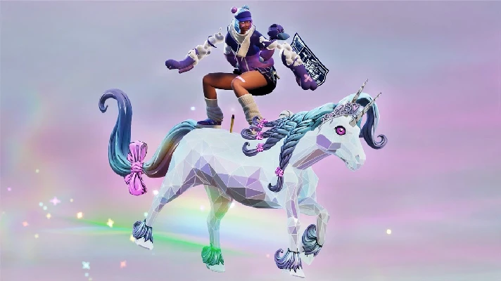 🦄Fortnite🦄 SUPER RARE Diamond Pony Glider