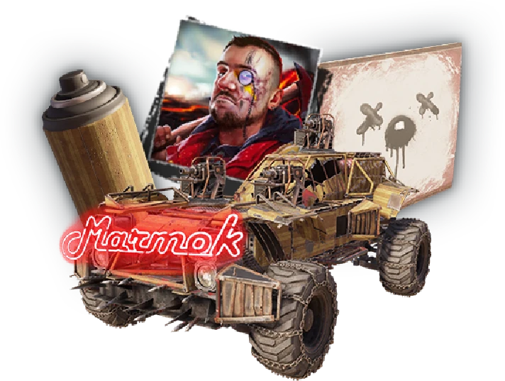 🔥 Crossout Marmok Pack 🔥 Bonus LINK GLOBAL ROW 🔥