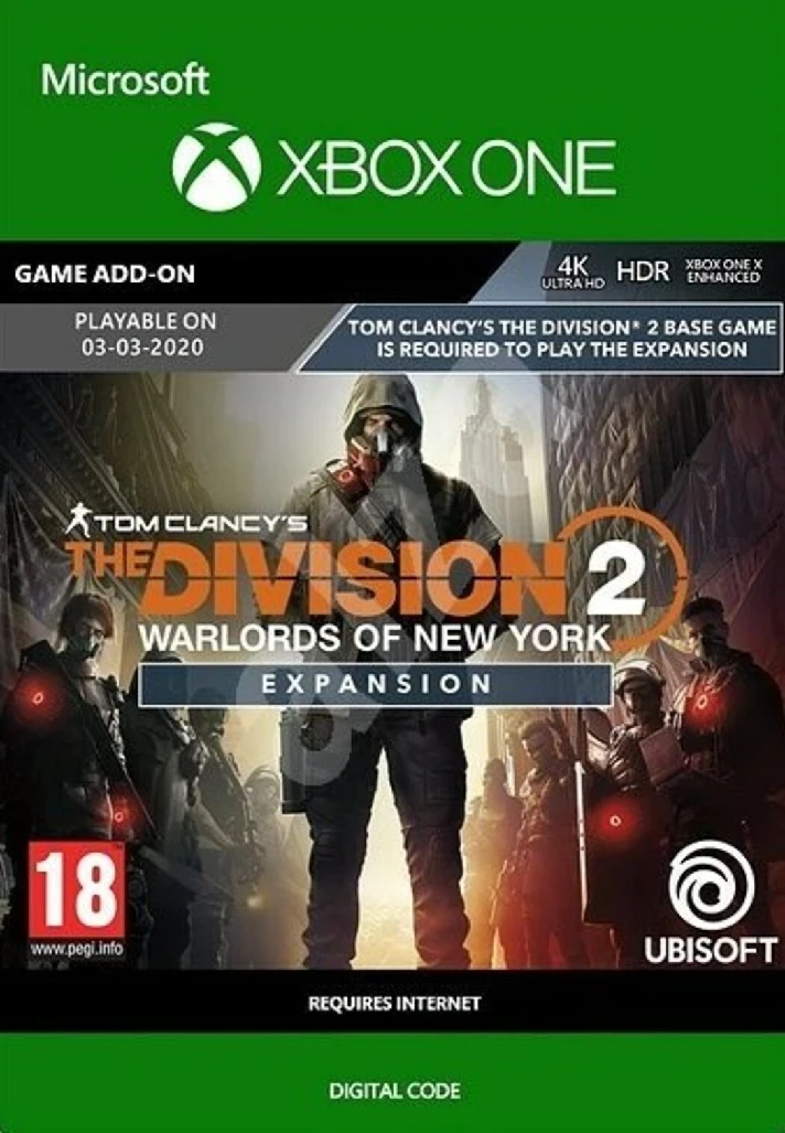 THE DIVISION 2 WARLORDS OF NEW YORK EXPANSION DLC🔑XBOX