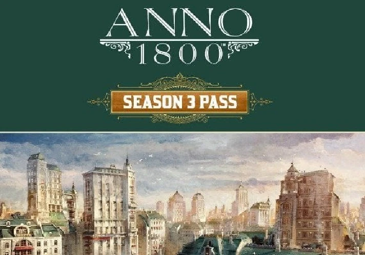 🔥Anno 1800 Season 3 Pass DLC (PC) Uplay Key +🎁