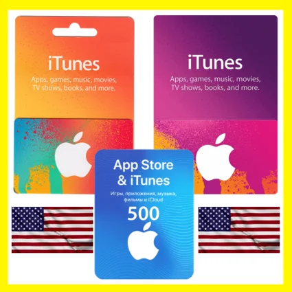 ⭐ 🇺🇸 App Store/iTunes Подарочная карта США / USA / USD