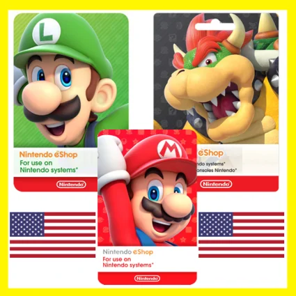 ⭐ ️🇺🇸 Nintendo eShop Gift Card КОД БАЛАНС США USA / US