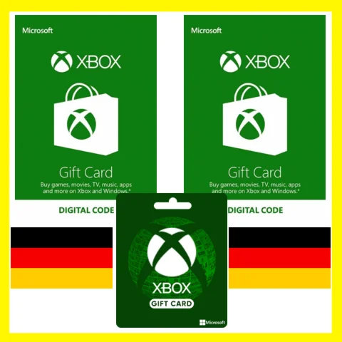 ⭐️ВСЕ КАРТЫ⭐????????Xbox Live Gift Card 5-200 EUR Германия