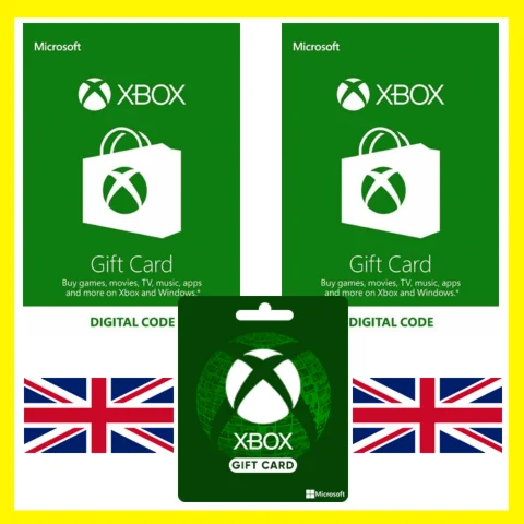 ⭐️ВСЕ КАРТЫ⭐????????Xbox Gift Card 5-100 GBP Великобритания
