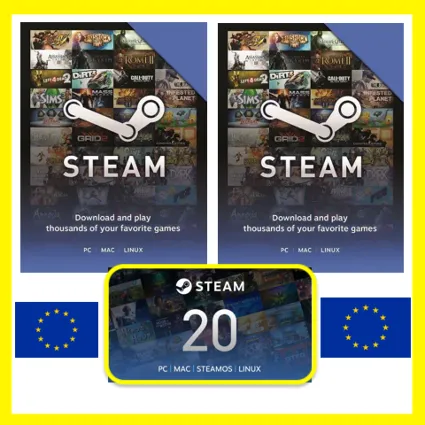 ⭐ ️СТИМ КАРТЫ ⭐ 🇪🇺 EURO STEAM ЕВРО КОД ЕВРОПА ПОПОЛНИТЬ