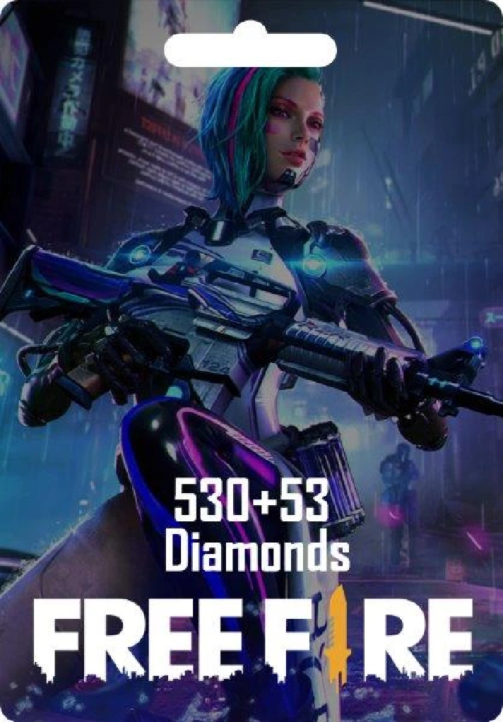 🔥Free Fire (Garena) 530 + 53 Diamond Pins 🌏GLOBAL KEY