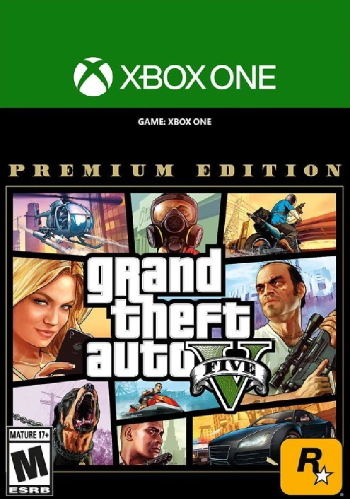 Grand Theft Auto V: Premium Online Edition 🎮XBOX KEY🔑