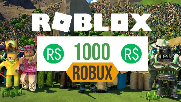 Roblox Gift Card 12.5 $ USD 1000 Robux Key USA