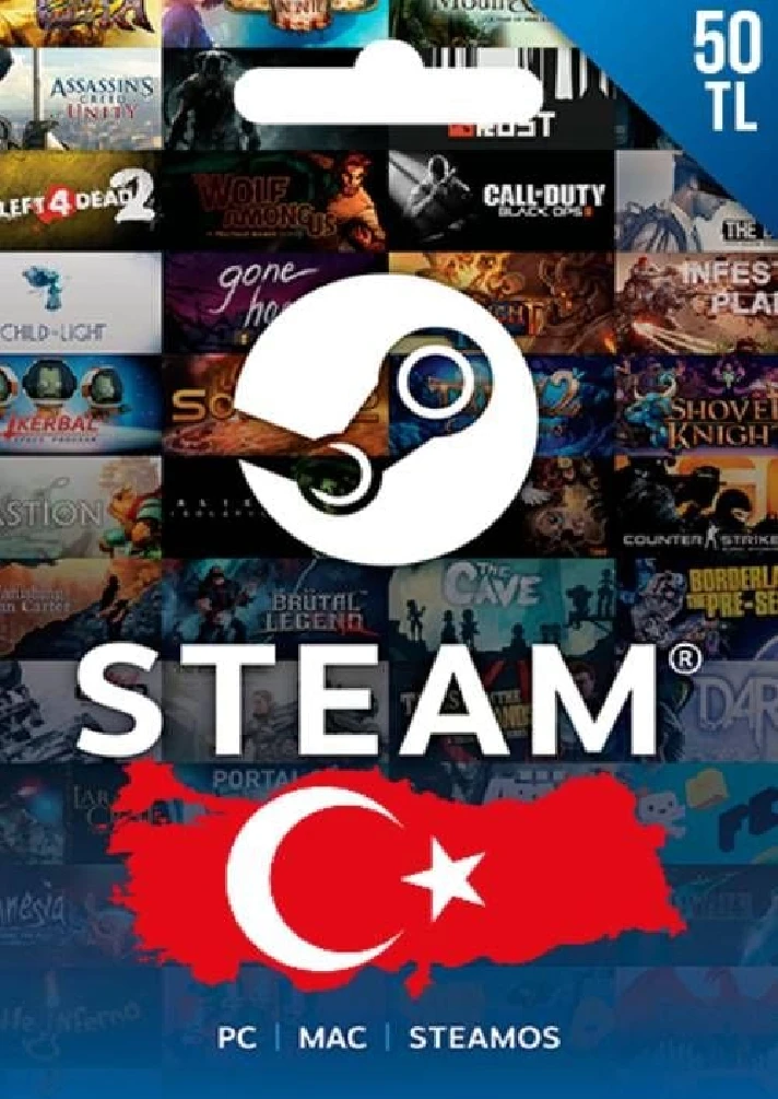 💵 (TL) GAME PURCHASES for Steam Wallet in Turkey🔥