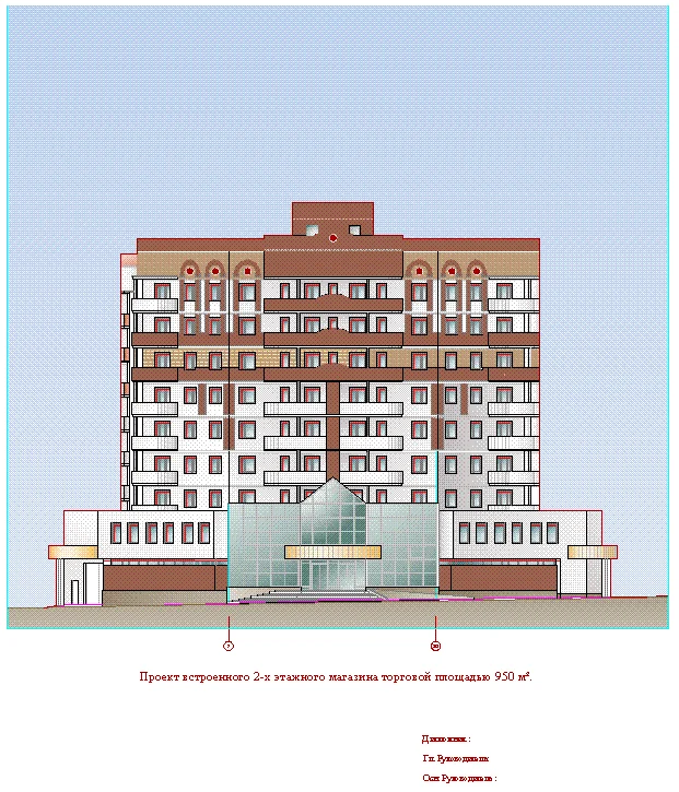 Дипломный проект ПГС: Встроенный магазин