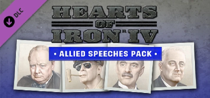 Hearts of Iron IV: Allied Speeches Pack - Steam Key RU