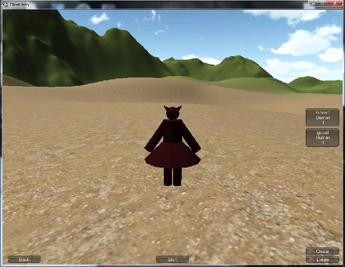 Unity3d client server.MMORPG.Sozdanie character ver.2