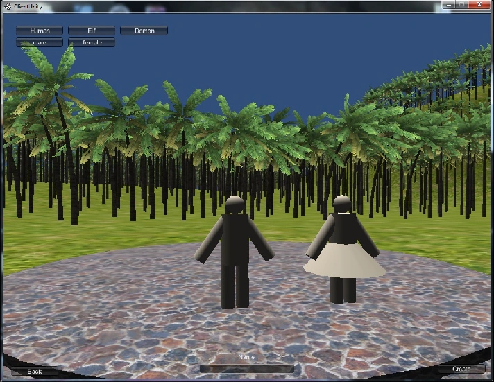 Unity3d client server.MMORPG.Sozdanie character ver.2