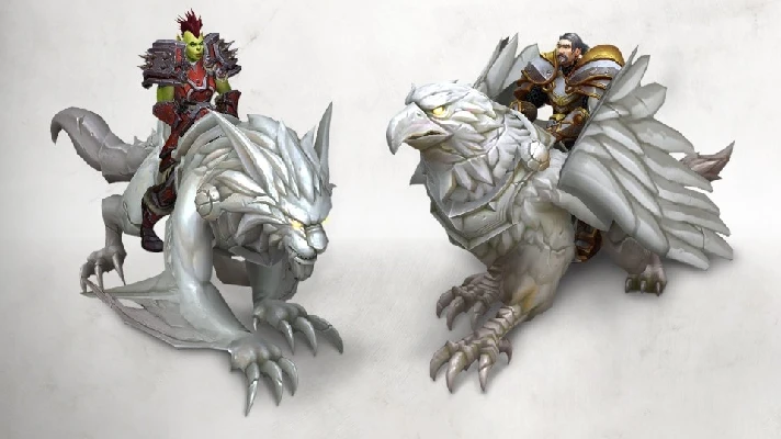 WoW 15th Anniversary Alabaster Mounts GLOBAL