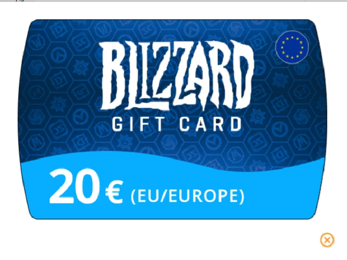 Blizzard Gift Card 20 EUR (Battle.net) EU