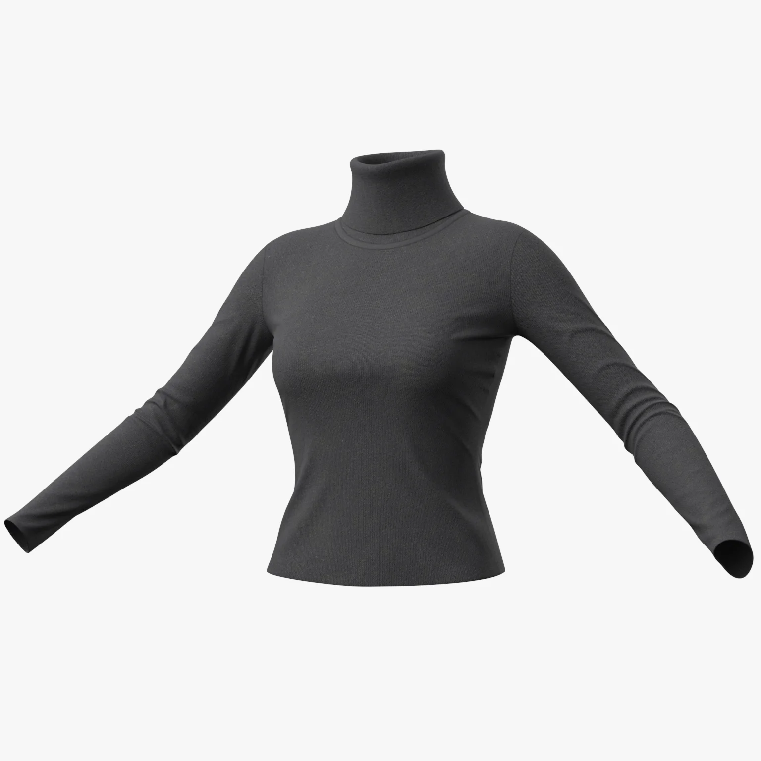 Водолазка женская серая + PBR