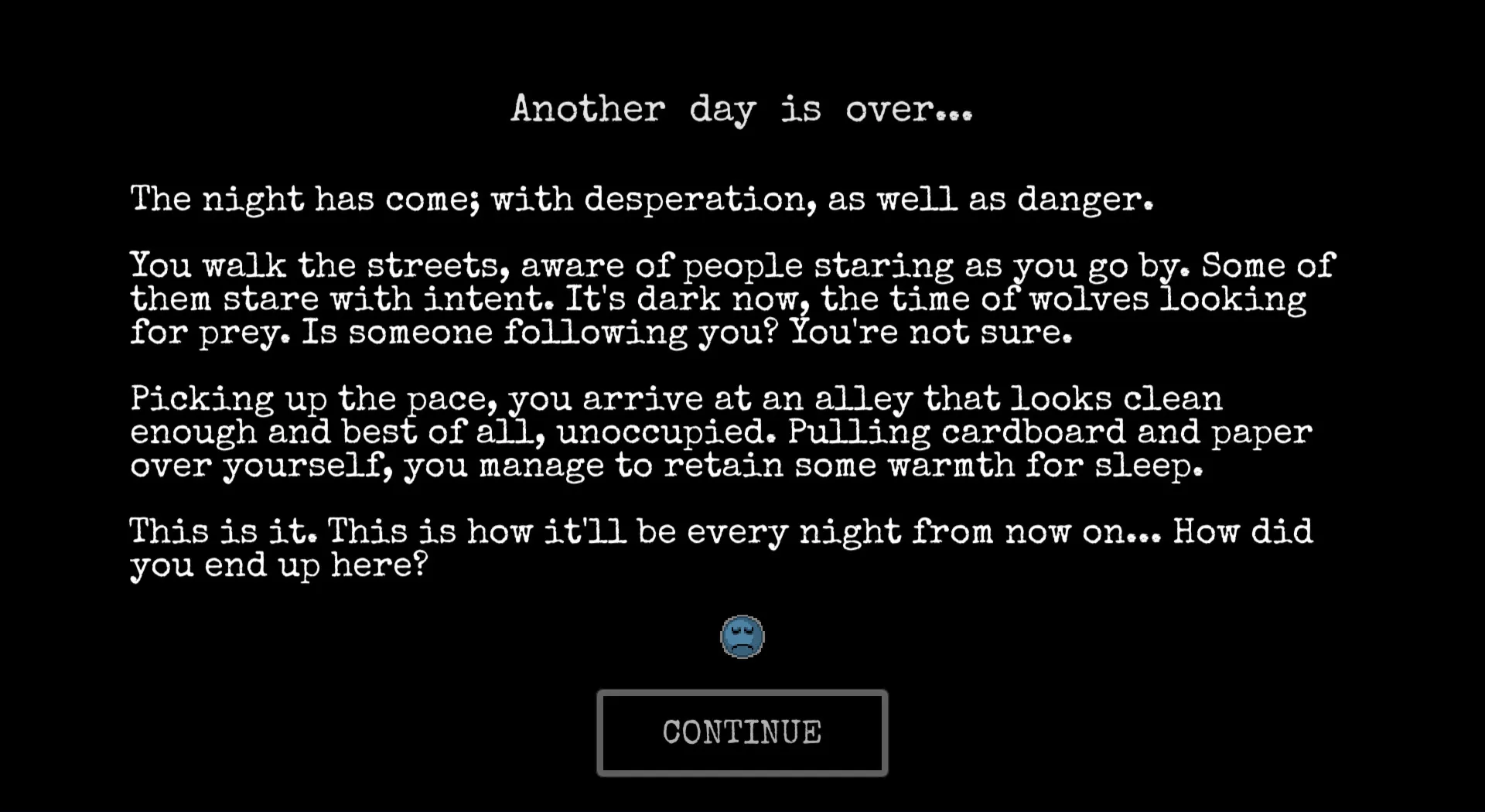CHANGE: A Homeless Survival Experience Steam key/Global