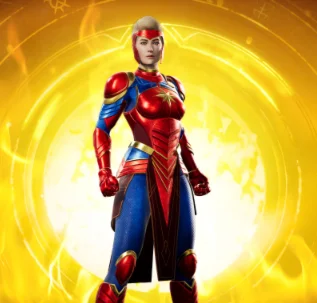 Midnight Suns: Captain Marvel's Medieval Marvel Костюм