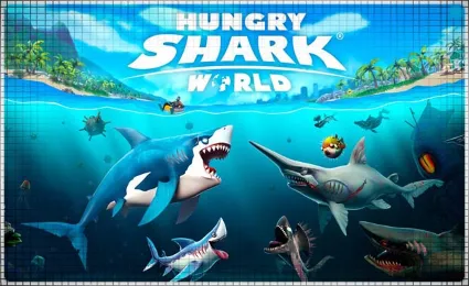 🌕 Hungry Shark World (PS4/RU) П3 - Активация