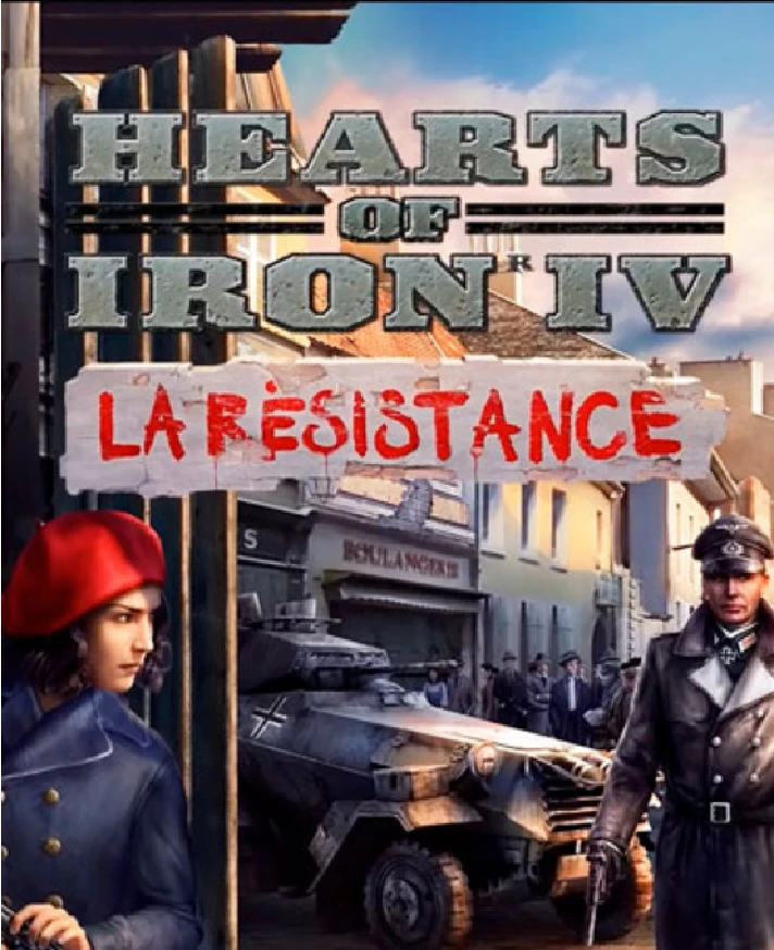 🔶Hearts of Iron IV: La Resistance (Steam Key/RU)