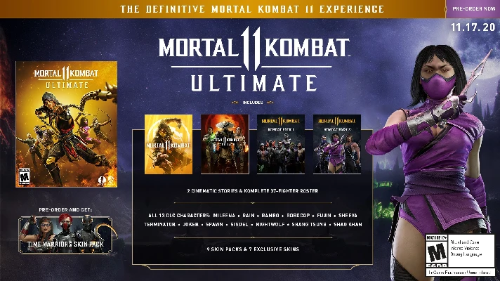 Mortal Kombat 11 Ultimate (PS4/PS5/RU) Rent 7 days