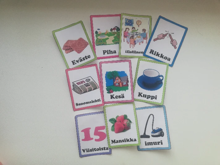 Finnish on flashcards. Finnish flashcards