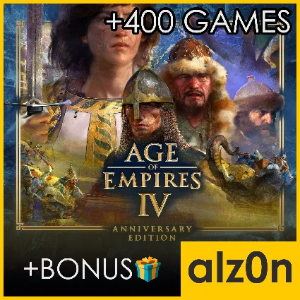 ・Age of Empires IV Anniversary Ed. + 450 игр + ПОДАРОК・