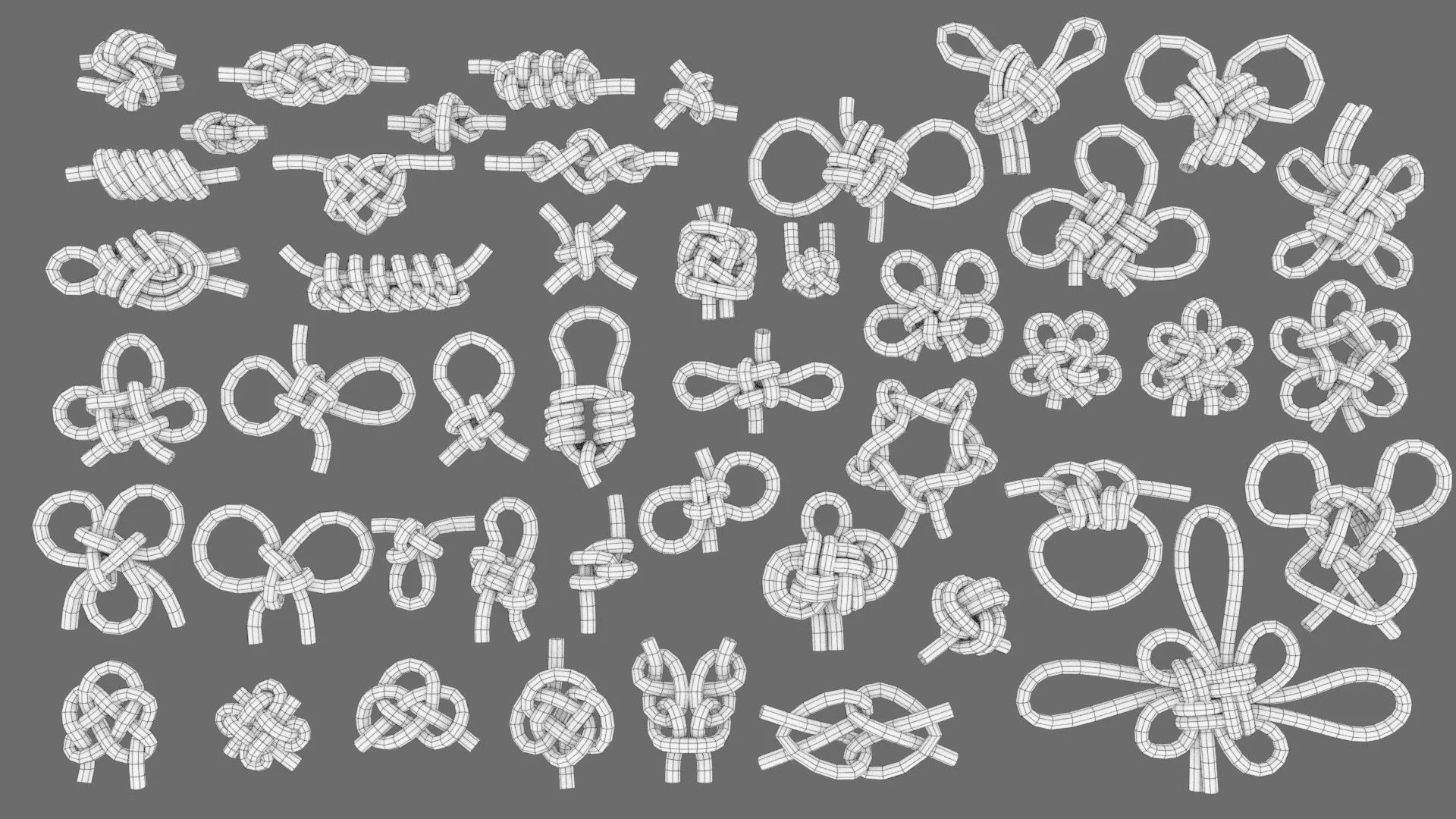 набор 3д узлов