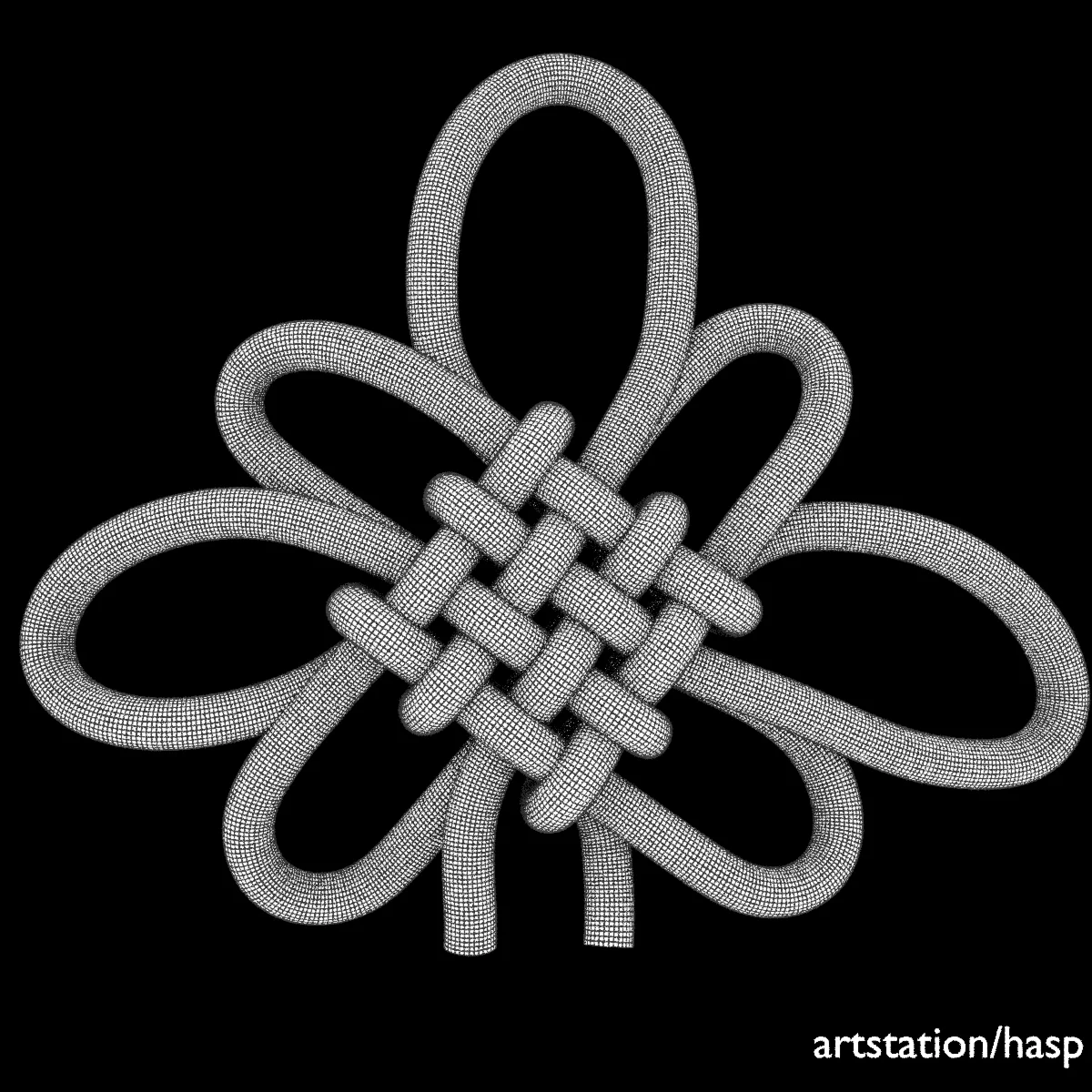 мистический узел 3д модель