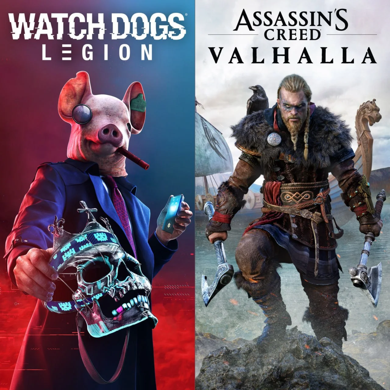 Assassin’s Creed Вальгалла & Watch Dogs Legion