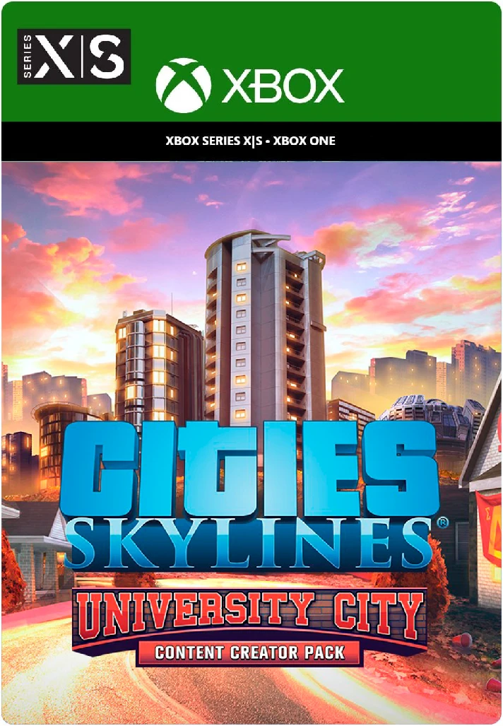 ✅❤️CITIES: SKYLINES - PACK: UNIVERSITY CITY✅XBOX🔑KEY