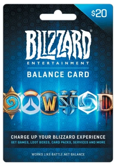 🔥BLIZZARD Gift Card 20$ USD USA💳0%💎ГАРАНТИЯ🔥