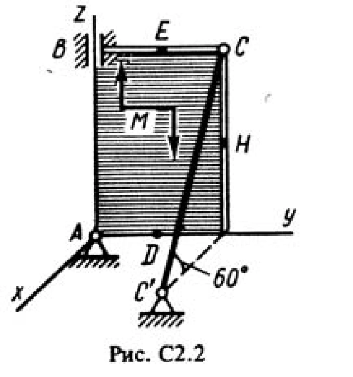 Решение С2 Вариант 27 (рис. 2 усл.7) термех Тарг 1988