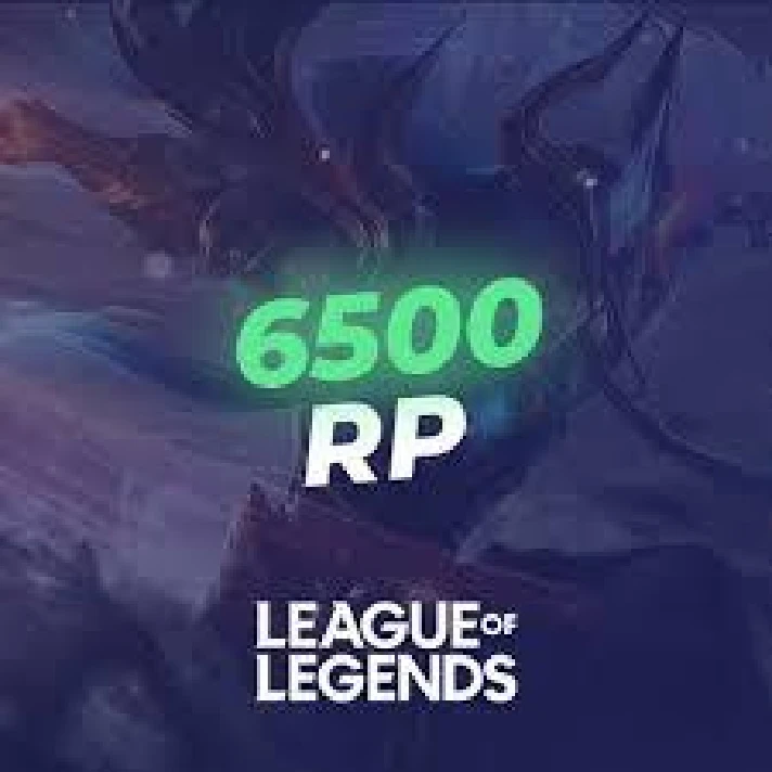 ⭐50EUR -6500RP LoL/5025 Points (EU Server)