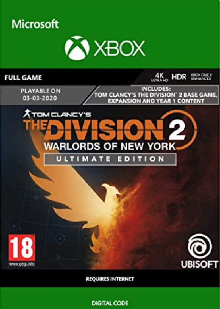 THE DIVISION 2 WARLORDS OF NEW YORK ULTIMATE ✅XBOX🔑