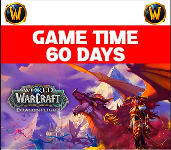 🔑WOW 60 days RU/CIS/EU (CATA /SOD / DF  🔥  )