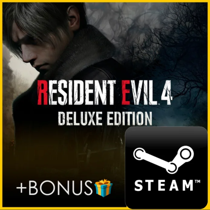 RESIDENT EVIL 4・REMAKE・DELUXE + DLC・STEAM АККАУНТ