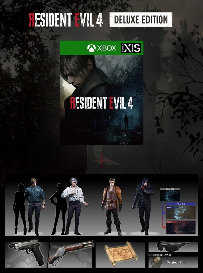 Resident Evil 4 DELUXE  + DLC Separate Ways XBOX X|S