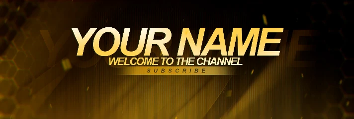 Psd-template banner (caps) for Twitch Neon