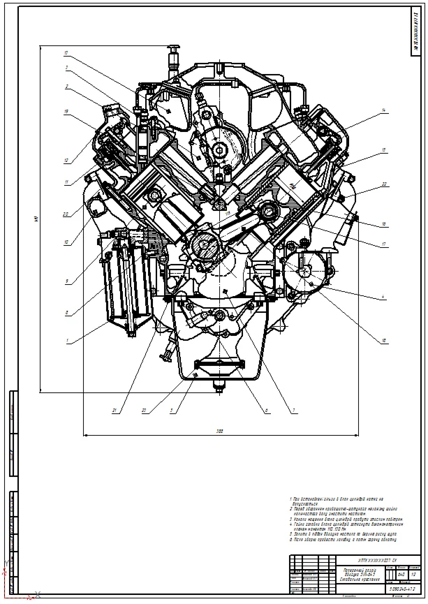 Двигатель ЗиЛ-645