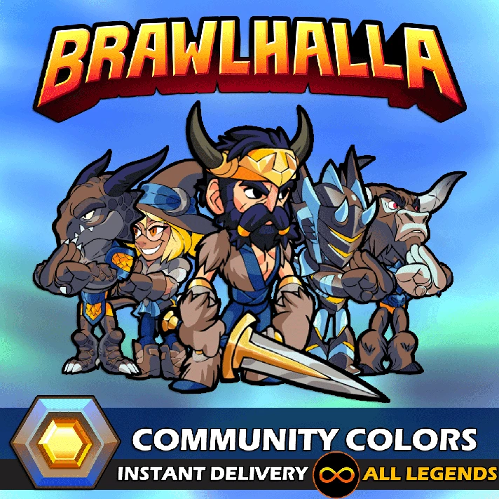 🔥Brawlhalla | Community color | for ALL LEGENDS + Skin