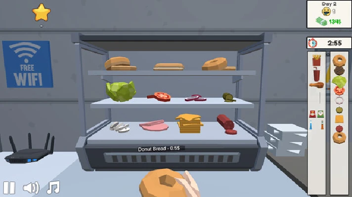 Fast Burger Simulator STEAM KEY REGION GLOBAL ROW + 🎁