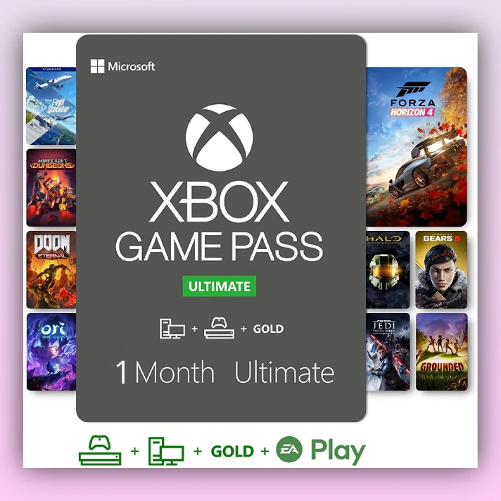 🐲 XBOX GAME PASS ULTIMATE 1 MONTH + EA 🔑