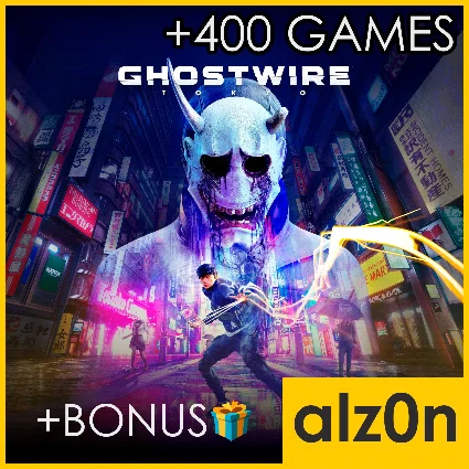・Ghostwire: Tokyo + 450 игр + ПОДАРОК・ПК・GAME PASS