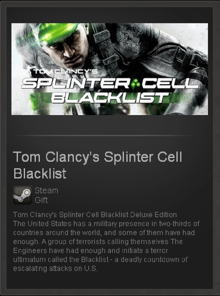 Clancys Blacklist Deluxe Edition - STEAM Gift / GLOBAL